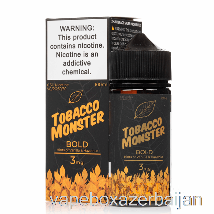 E-Juice Vape Bold - Tobacco Monster - 100mL 0mg